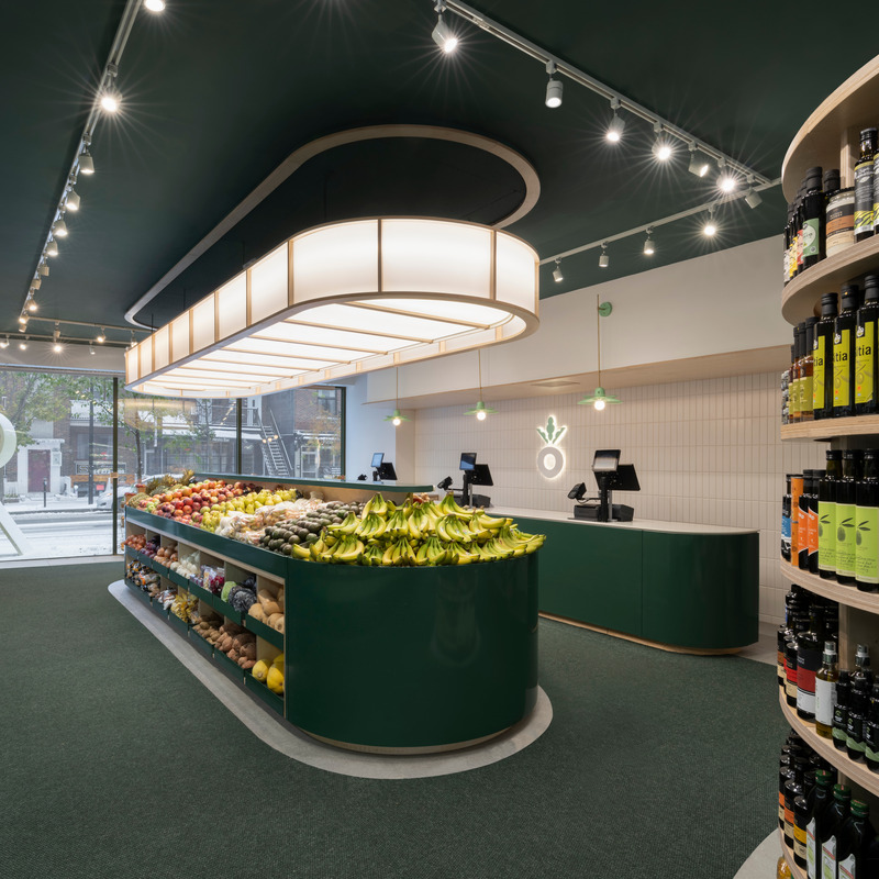 Dossier de presse | 5554-06 - Communiqué de presse | Fraîchement Bon Jarry - Dupont Blouin - Design d’intérieur commercial - Crédit photo : Olivier Blouin