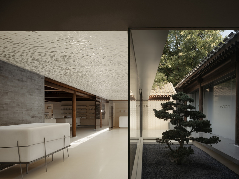 Dossier de presse | 4709-05 - Communiqué de presse | Dezeen Awards 2023 Reveals the Best Architecture, Interiors and Design Around the World - Dezeen - Architecture résidentielle - Retail interior (large) - ToSummer Beijing Guozijian by F.O.G Architecture - Crédit photo : InSpace