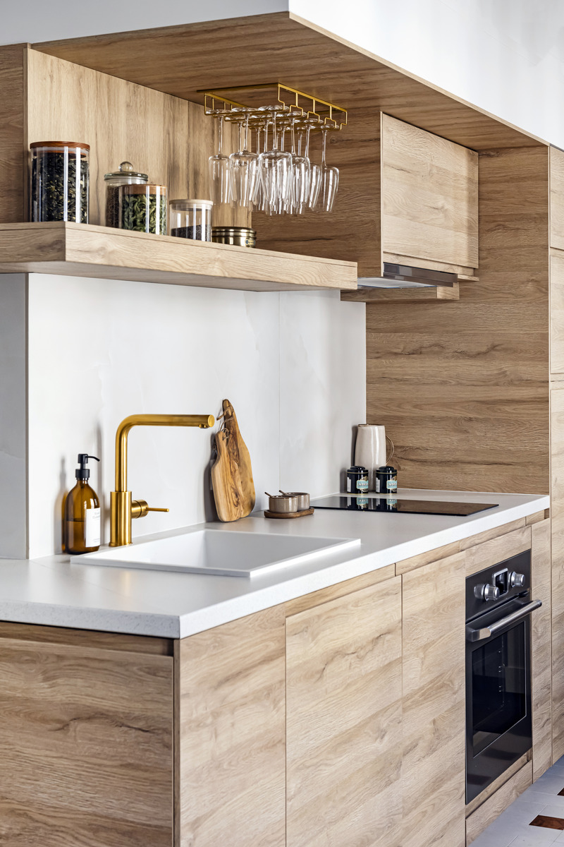 Press kit | 3083-04 - Press release | The Montmartre Apartment : A Parisian Design Jewel Blending Charm and Modernity - Imagine - Residential Interior Design - Kitchen - Photo credit: Julien Pépy