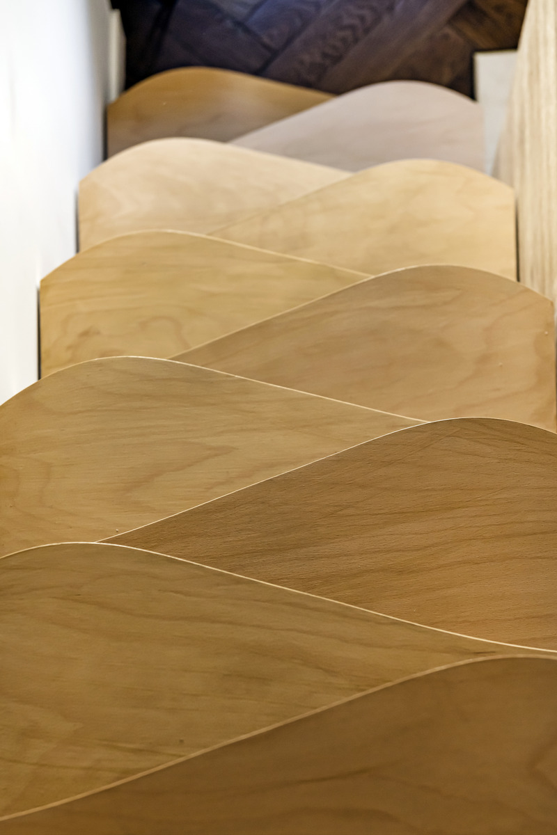 Press kit | 3083-04 - Press release | The Montmartre Apartment : A Parisian Design Jewel Blending Charm and Modernity - Imagine - Residential Interior Design - <p>Stairs</p> - Photo credit: Julien Pépy
