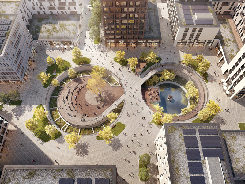 Press kit | 661-78 - Press release | World Architecture Festival 2023 – Day One Winners of International Architectural Awards Announced - World Architecture Festival (WAF) - Residential Architecture - FUTURE PROJECTS- Sinterbecken by Metaform  - Photo credit: Jessie LangMetaformVIZErendering (renders)