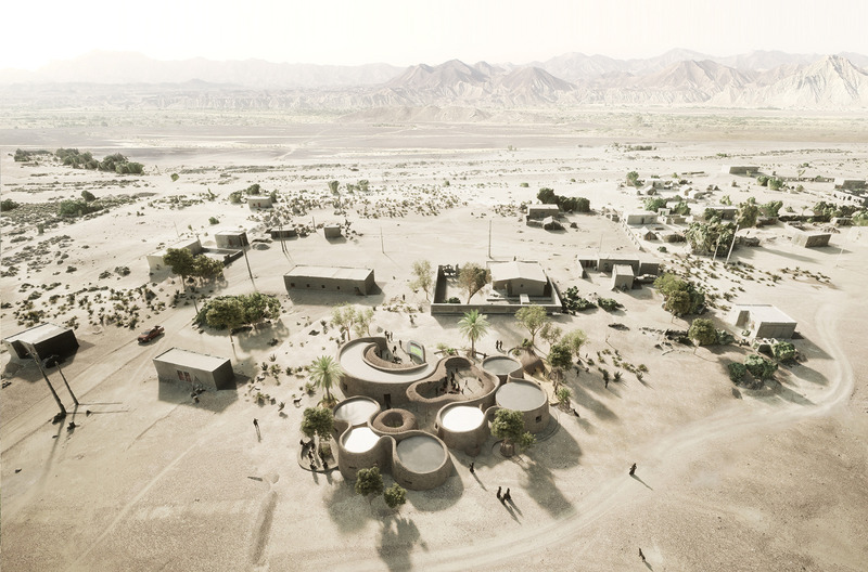Press kit | 661-78 - Press release | World Architecture Festival 2023 – Day One Winners of International Architectural Awards Announced - World Architecture Festival (WAF) - Residential Architecture - FUTURE PROJECTS-Border Village Community Center by Nextoffice, Studio of Architectural Research &amp; Design - Photo credit: Next Office