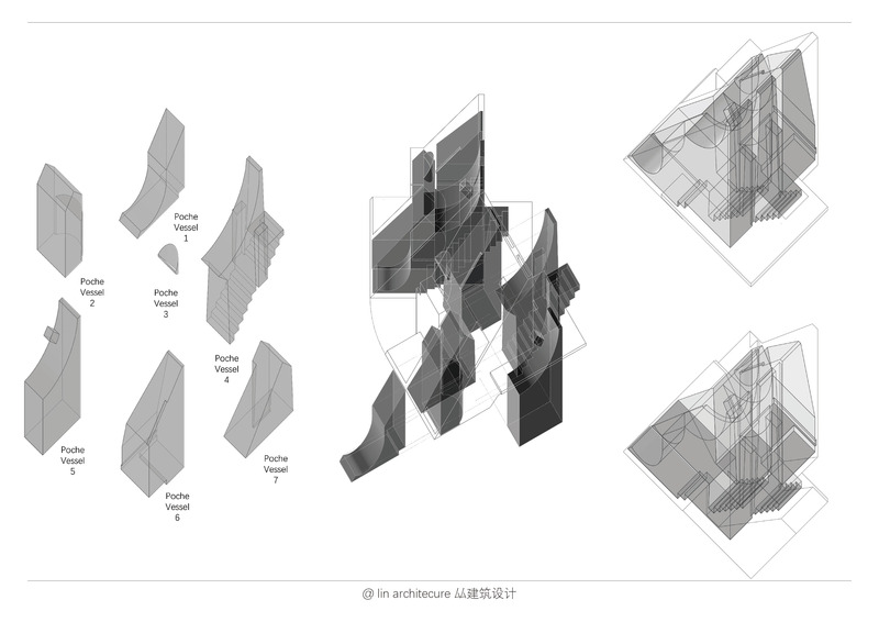 Dossier de presse | 5651-06 - Communiqué de presse | Concrete Pavilion - LIN architecture - Architecture industrielle - diagrams of spaces - Crédit photo : lin architecturelin 