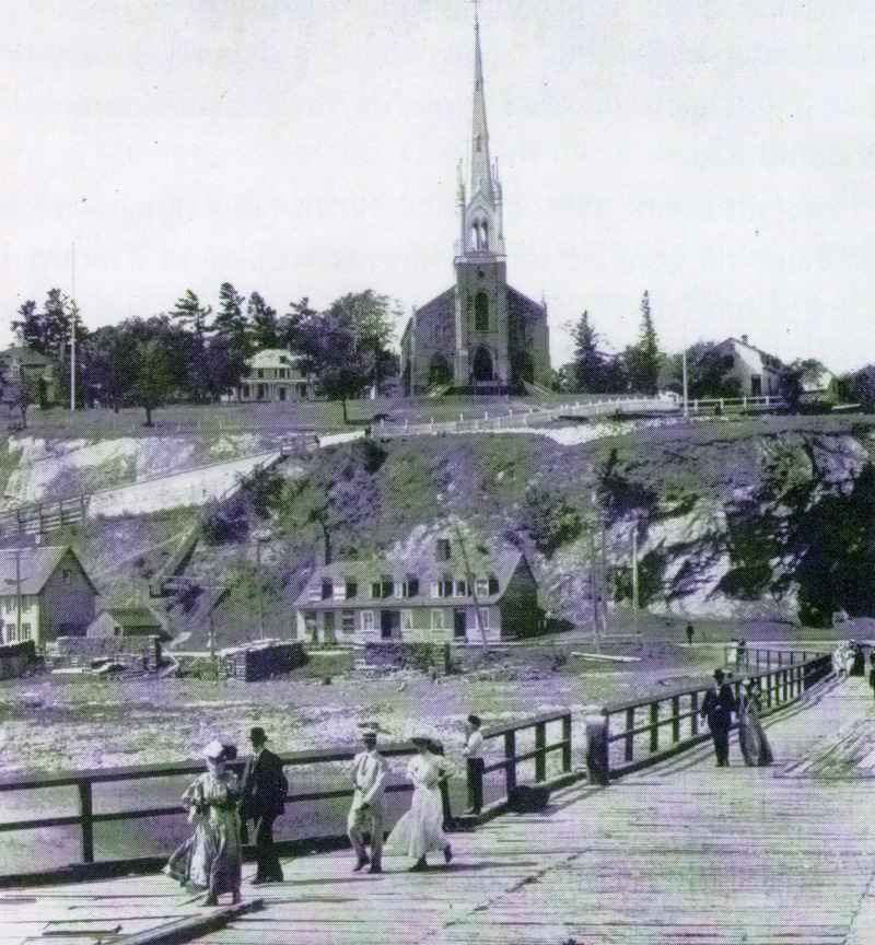 Press kit | 718-04 - Press release | Promenade Samuel-De Champlain, Phase 3 - Daoust Lestage Lizotte Stecker - Institutional Architecture -  The riverbank as a habitat, 1908  - Photo credit: Bibliothèque et Archives Canada