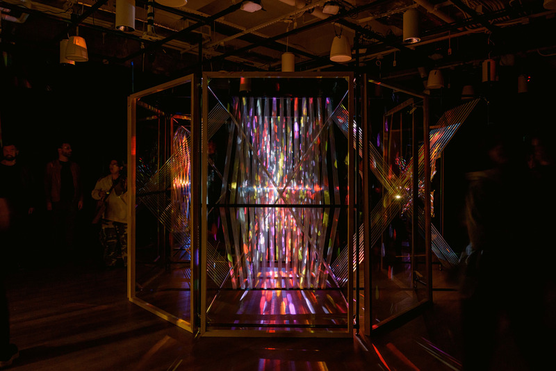 Press kit | 1607-14 - Press release | Mark Your Calendars to Explore Design in Toronto - DesignTo - Event + Exhibition -  Elsewhere Collective, 'Crack in the Case' installation, Nuit Blanche 2023  - Photo credit: Image courtesy of 'DesignTO Launch Party' installation artists elsewhere Collective
