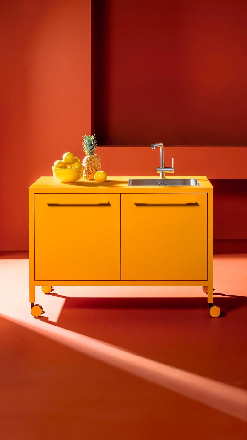 Press kit | 5622-05 - Press release | ADA 2023 Winners Announced: The Big Night in Milano! - Archiproducts - Industrial Design - FANTIN - FRAME KITCHEN TONE-ON-TONE designed by Salvatore Indriolo - Photo credit:  Archiproducts 