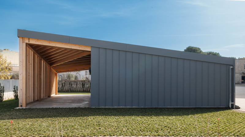 Dossier de presse | 6966-02 - Communiqué de presse | AIDI. Bienvenue dans le garde-manger ! - Mixtura - Architecture institutionnelle -  Façade nord  - Crédit photo : Cesare Querci