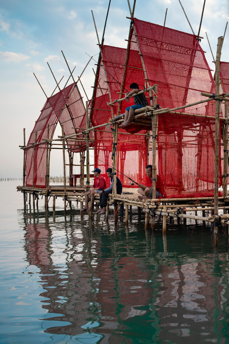 Press kit | 5742-01 - Press release | Angsila Oyster Scaffolding Pavilion - Chat Architects - Institutional Architecture - Photo credit: W Workspace