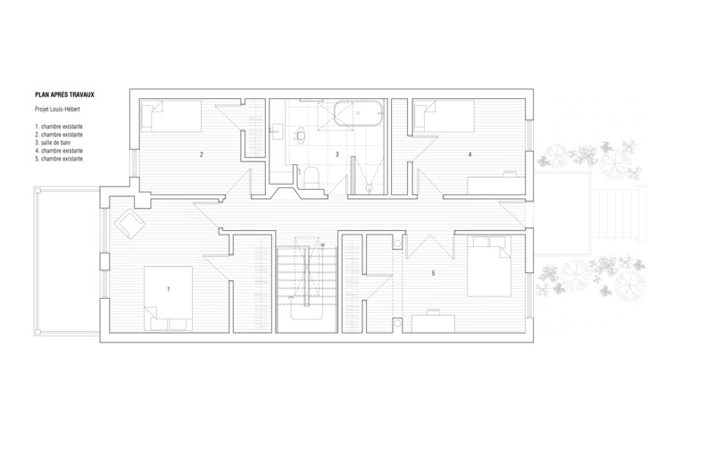 Press kit | 4241-08 - Press release | Louis-Hébert Residence - Vives St-Laurent - Residential Interior Design - Proposed plan  - Photo credit: Vives St-Laurent