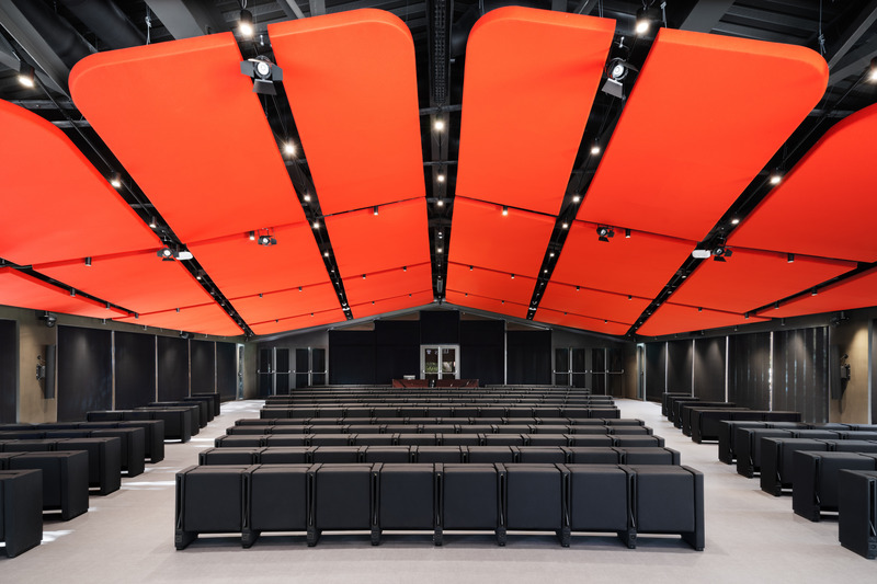 Dossier de presse | 7473-01 - Communiqué de presse | The Dome: A New University Pavilion - Alvisi Kirimoto - Architecture institutionnelle - Amphitheater View  - Crédit photo :  Marco Cappelletti 