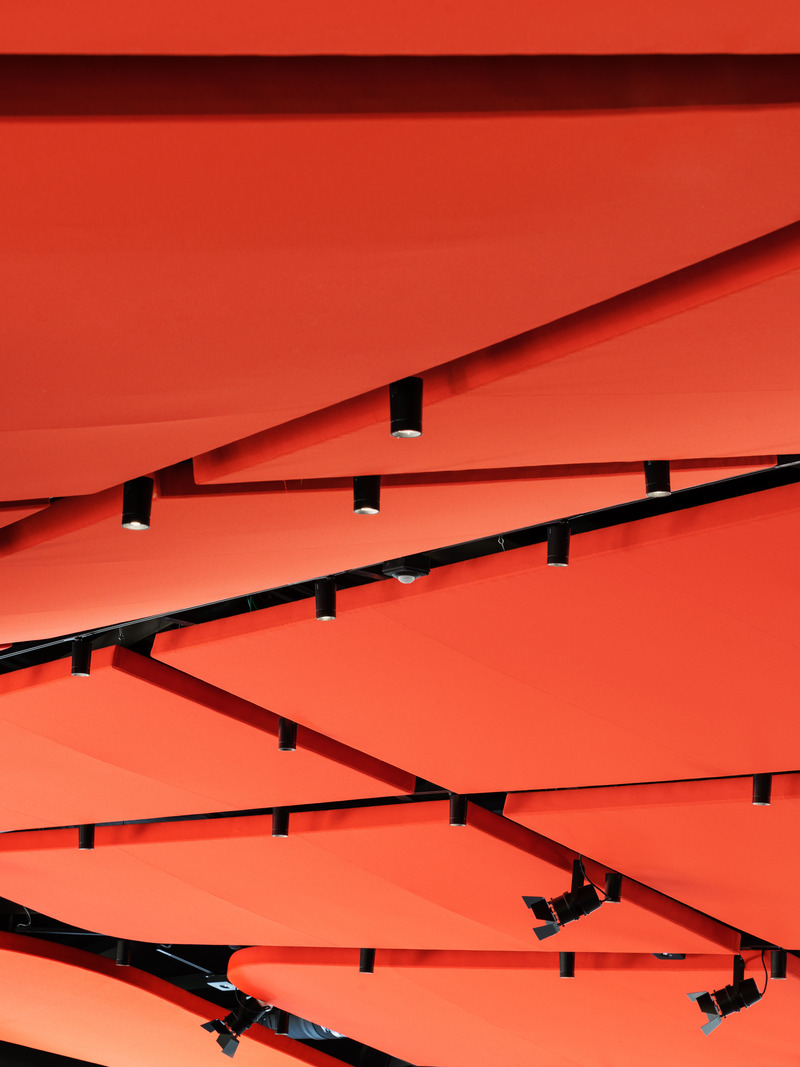 Dossier de presse | 7473-01 - Communiqué de presse | The Dome: A New University Pavilion - Alvisi Kirimoto - Architecture institutionnelle -  Cieling detail - Crédit photo :  Marco Cappelletti 