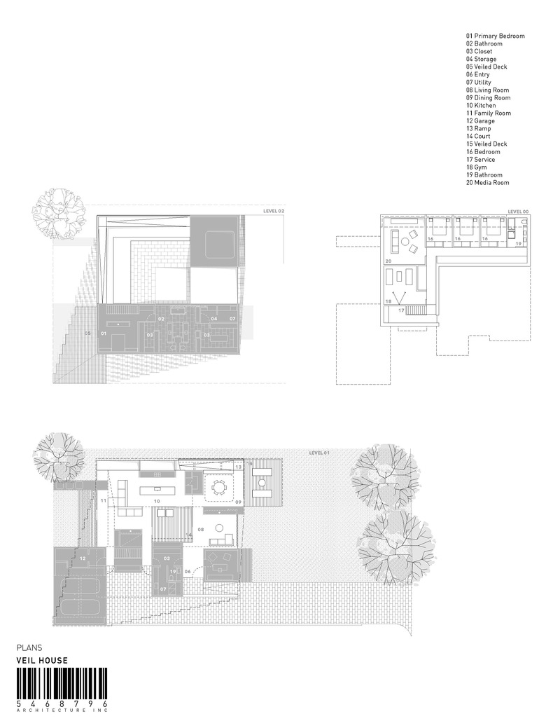 Dossier de presse | 1434-03 - Communiqué de presse | Veil House - 5468796 Architecture - Architecture résidentielle - Crédit photo : 5468796 Architecture