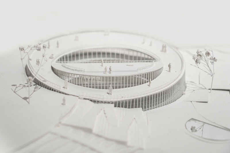 Press kit | 7475-01 - Press release | Iceland Volcano Museum - Studio RE+N - Institutional Architecture - Model Photo - Photo credit: Yuting Zhang