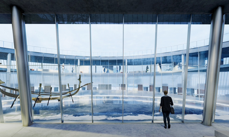 Press kit | 7475-01 - Press release | Iceland Volcano Museum - Studio RE+N - Institutional Architecture - Courtyard View - Photo credit: Studio RE+N