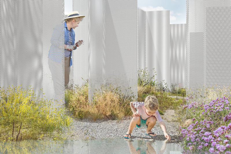 Press kit | 837-46 - Press release | The International Garden Festival Unveils the Projects Selected for its 25th Edition on the Theme "The Ecology of Possibility" - International Garden Festival | Reford Gardens - Competition - Superstrata (interior view) - Photo credit: mat-on