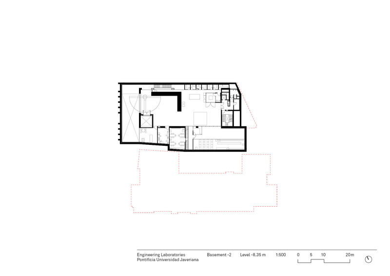 Dossier de presse | 7479-01 - Communiqué de presse | Engineering Laboratories at Pontificia Universidad Javeriana - Juan Pablo Ortiz + TALLER Architects - Architecture institutionnelle - Basement -2 - Crédit photo : JPO + TALLER Architects