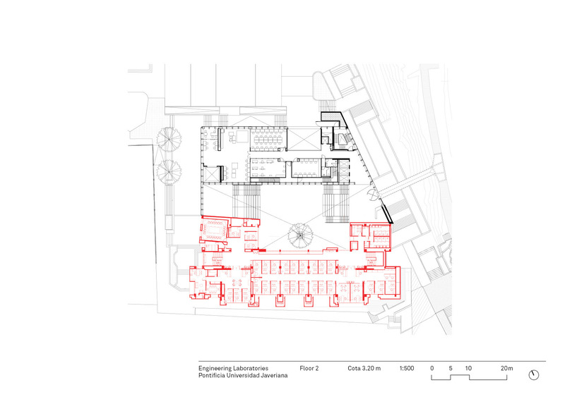 Dossier de presse | 7479-01 - Communiqué de presse | Engineering Laboratories at Pontificia Universidad Javeriana - Juan Pablo Ortiz + TALLER Architects - Architecture institutionnelle - First Floor - Crédit photo : JPO + TALLER Architects