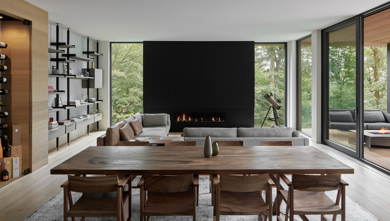 Dossier de presse | 2260-05 - Communiqué de presse | Maison Shefford : un modèle d'architecture et d'aménagement intérieur intégrés avec la nature - MXMA Architecture & Design en collaboration avec Catlin Stothers Design - Architecture résidentielle - Crédit photo : Nanne Springer
