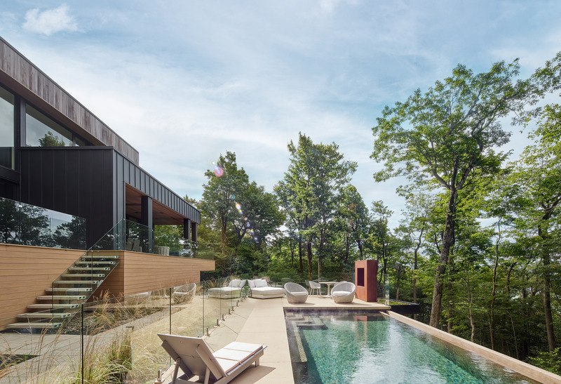 Dossier de presse | 2260-05 - Communiqué de presse | Maison Shefford : un modèle d'architecture et d'aménagement intérieur intégrés avec la nature - MXMA Architecture & Design en collaboration avec Catlin Stothers Design - Architecture résidentielle - Crédit photo : Nanne Springer