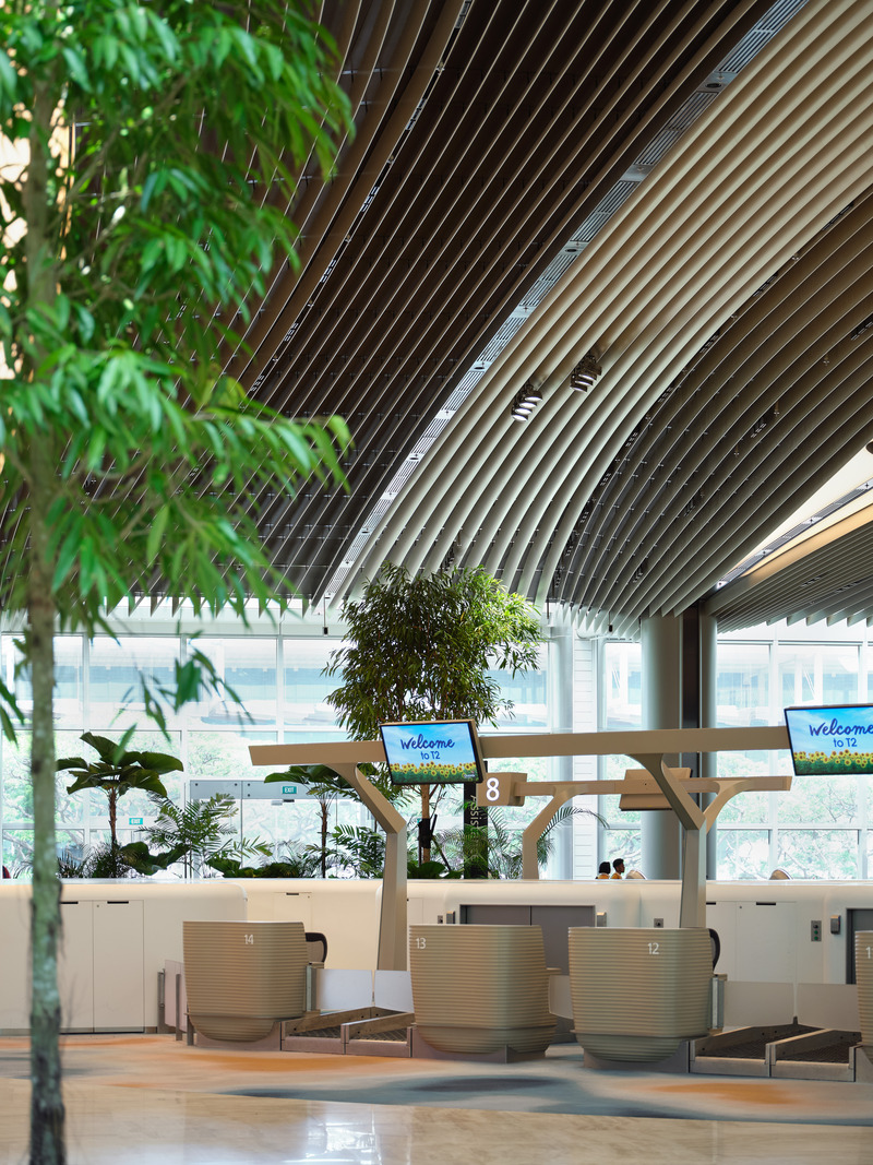 Press kit | 7412-01 - Press release | BOIFFILS Architectures Brings the 'Garden City' Inside New Biophilic Singapore Airport Terminal - BOIFFILS Architectures - Commercial Architecture - Photo credit: Changi Airport Group - Fabian Ong