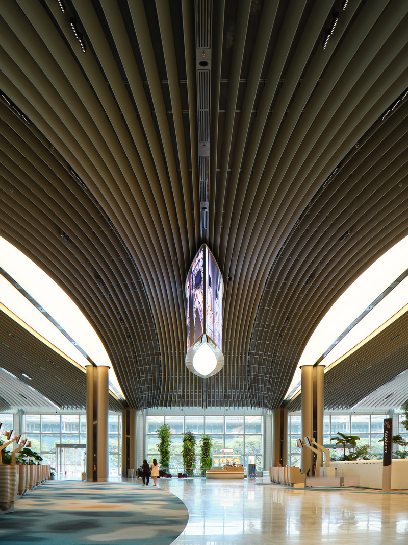 Press kit | 7412-01 - Press release | BOIFFILS Architectures Brings the 'Garden City' Inside New Biophilic Singapore Airport Terminal - BOIFFILS Architectures - Commercial Architecture - Photo credit: Changi Airport Group - Fabian Ong