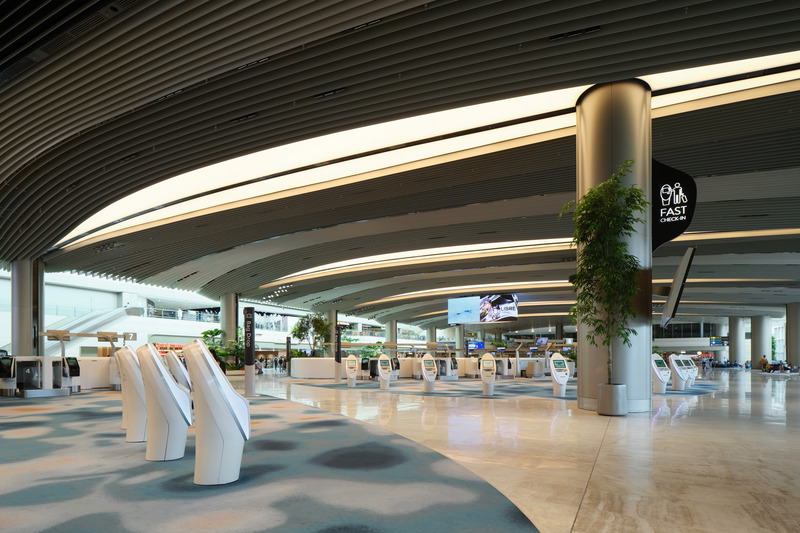 Press kit | 7412-01 - Press release | BOIFFILS Architectures Brings the 'Garden City' Inside New Biophilic Singapore Airport Terminal - BOIFFILS Architectures - Commercial Architecture - Photo credit: Changi Airport Group - Fabian Ong