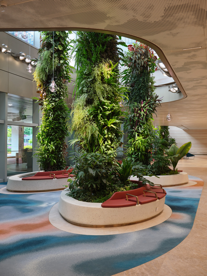 Press kit | 7412-01 - Press release | BOIFFILS Architectures Brings the 'Garden City' Inside New Biophilic Singapore Airport Terminal - BOIFFILS Architectures - Commercial Architecture - Photo credit: Changi Airport Group - Fabian Ong