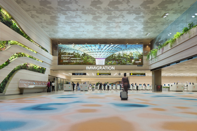 Press kit | 7412-01 - Press release | BOIFFILS Architectures Brings the 'Garden City' Inside New Biophilic Singapore Airport Terminal - BOIFFILS Architectures - Commercial Architecture - Photo credit:  Changi Airport Group - Fabian Ong 