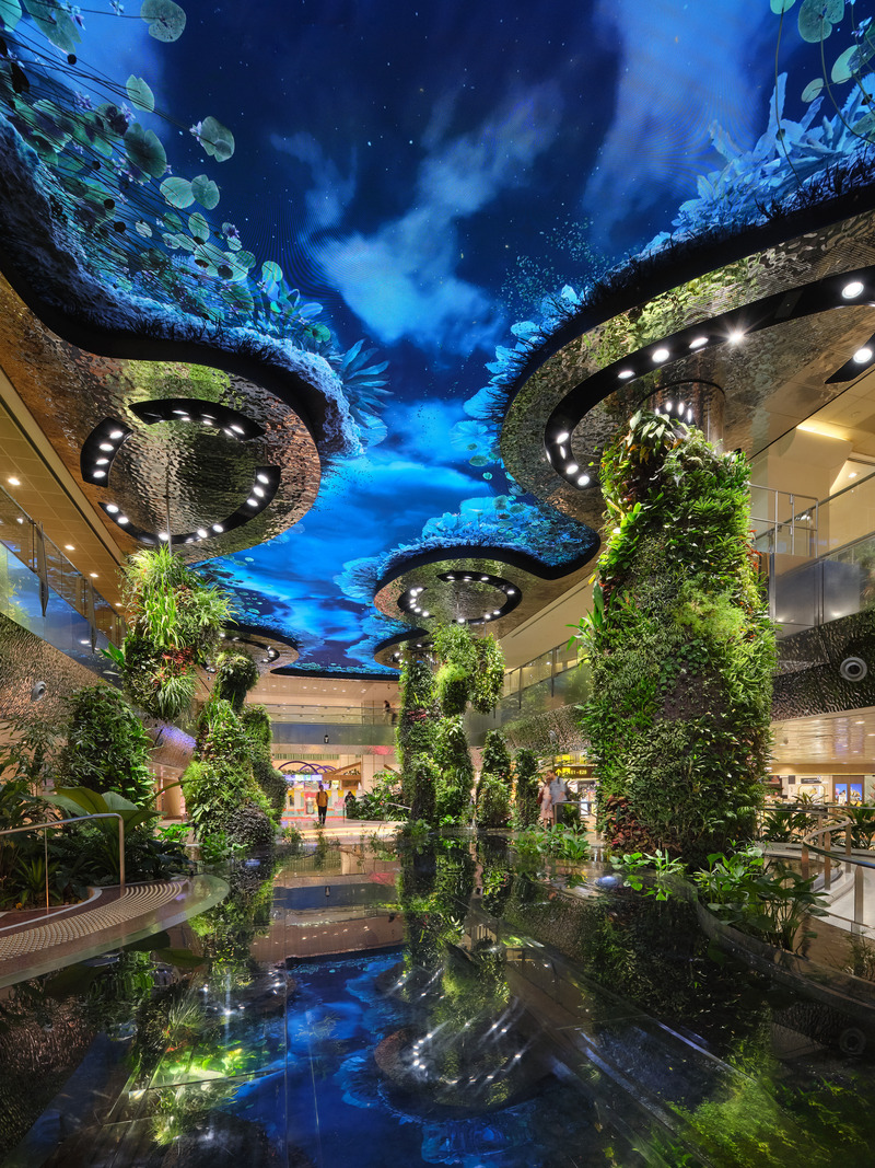 Press kit | 7412-01 - Press release | BOIFFILS Architectures Brings the 'Garden City' Inside New Biophilic Singapore Airport Terminal - BOIFFILS Architectures - Commercial Architecture - Photo credit: Changi Airport Group - Fabian Ong