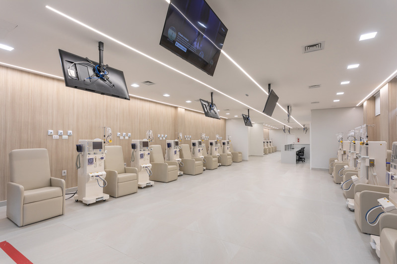 Dossier de presse | 7497-01 - Communiqué de presse | HELP – Teaching Hospital and Research Laboratories - Contemporanea Arquitetura e Interiores - Architecture institutionnelle - Hemodialysis - Crédit photo : Vilmar Costa