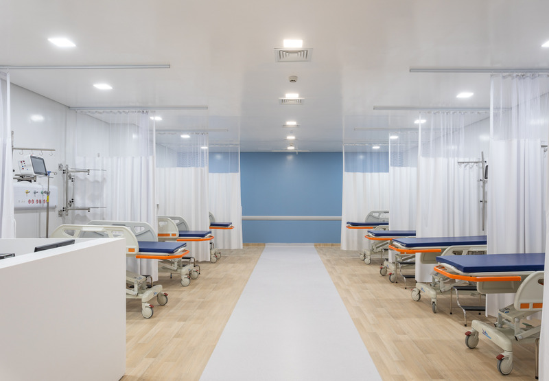 Dossier de presse | 7497-01 - Communiqué de presse | HELP – Teaching Hospital and Research Laboratories - Contemporanea Arquitetura e Interiores - Architecture institutionnelle - Surgical Center - Post anesthesia recovery - Crédit photo : Vilmar Costa