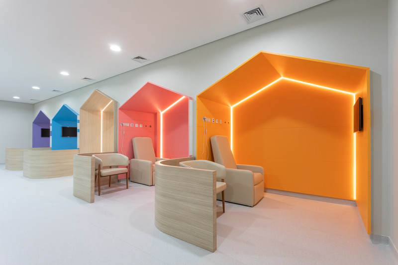 Dossier de presse | 7497-01 - Communiqué de presse | HELP – Teaching Hospital and Research Laboratories - Contemporanea Arquitetura e Interiores - Architecture institutionnelle - Pediatric Oncology Center - Crédit photo : Vilmar Costa