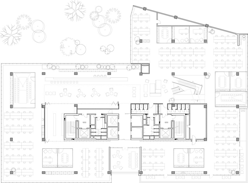 Press kit | 7030-03 - Press release | Shenzhen Yeahka Office Design - JSPA Design - Commercial Interior Design - Photo credit: JSPA Design