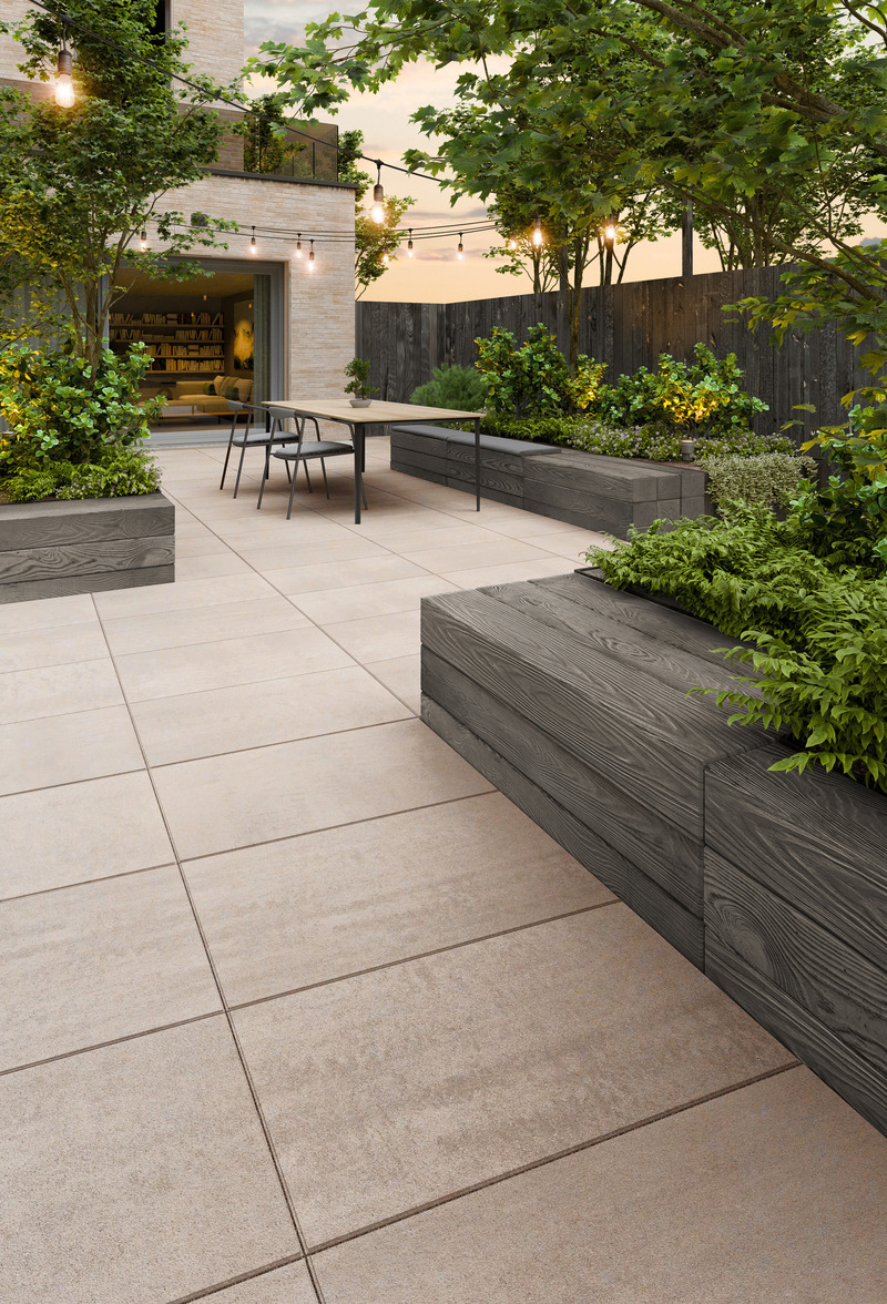 Press kit | 2634-03 - Press release | Techo-Bloc Unveils this Year’s Leading Trends Through New Product and Color Launches - Techo-Bloc - Landscape Architecture - New Caffè Crema Color - Photo credit: Techo-Bloc