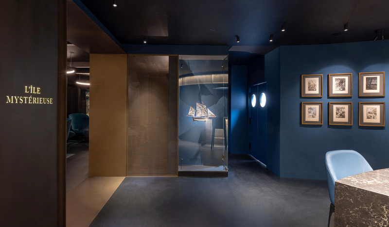 Press kit | 3143-04 - Press release | L’Île Mystérieuse - An homage to Jules Verne - FOR. design planning - Commercial Interior Design - Photo credit:  GoXplore 