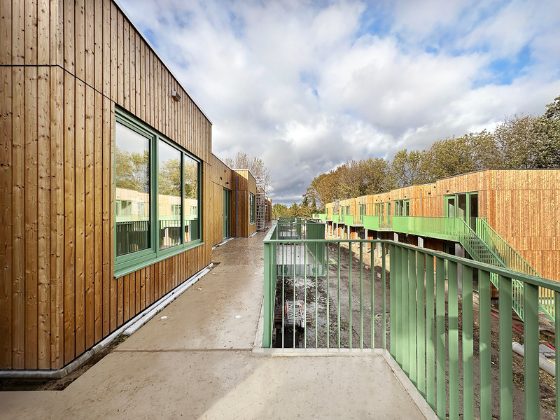 Dossier de presse | 1472-19 - Communiqué de presse | Moos: A Green and Social Housing Revolution - Concrete Amsterdam - Architecture résidentielle - Moos Euterpe - Crédit photo : Moos by Concrete
