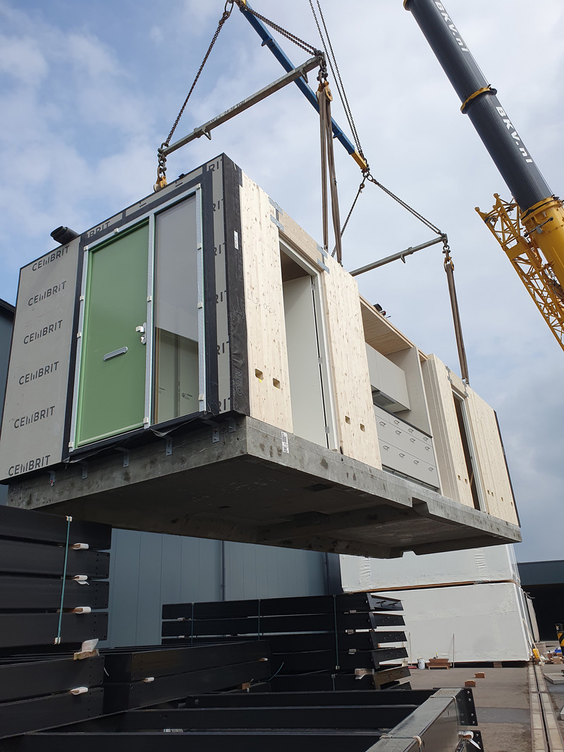 Dossier de presse | 1472-19 - Communiqué de presse | Moos: A Green and Social Housing Revolution - Concrete Amsterdam - Architecture résidentielle - Moos Euterpe construction - Crédit photo : Moos by Concrete
