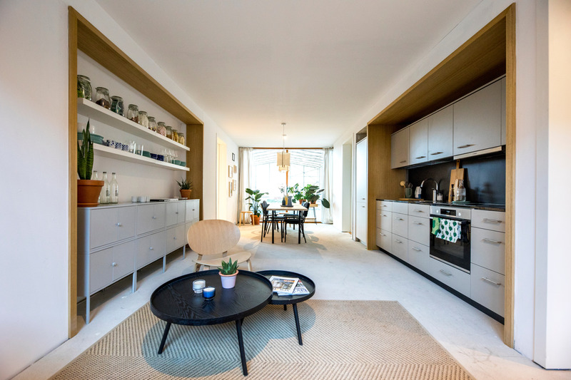 Dossier de presse | 1472-19 - Communiqué de presse | Moos: A Green and Social Housing Revolution - Concrete Amsterdam - Architecture résidentielle - Moos mockup Unit 1 - Crédit photo : Moos by Concrete