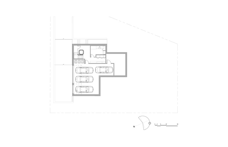 Press kit | 880-20 - Press release | The Mountain Cove - MU Architecture - Residential Architecture - Basement - Photo credit: MU Architecture