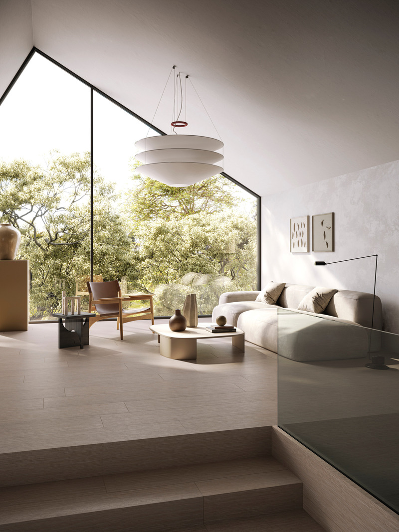 Press kit | 1177-15 - Press release | Tamashi - Ceramiche Refin - Product - Tamashi_Walnut_25x150 - Photo credit: Ceramiche Refin<span></span>