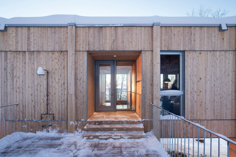 Dossier de presse | 7507-01 - Communiqué de presse | Résidence Chez Léon - Quinzhee Architecture - Architecture résidentielle - Vue sur le hall - Crédit photo : Adrien Williams
