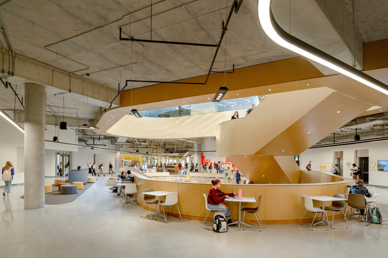 Press kit | 1456-18 - Press release | Western Michigan University Student Center - CannonDesign - Institutional Architecture - Western Michigan University Student Center - Photo credit: Laura Peters