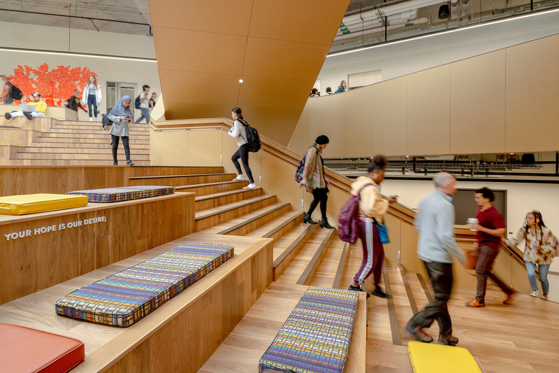 Press kit | 1456-18 - Press release | Western Michigan University Student Center - CannonDesign - Institutional Architecture - Western Michigan University Student Center - Photo credit: Laura Peters