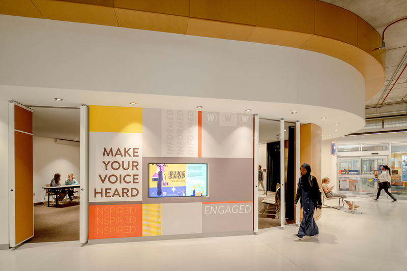 Press kit | 1456-18 - Press release | Western Michigan University Student Center - CannonDesign - Institutional Architecture - Western Michigan University Student Center - Photo credit: Laura Peters