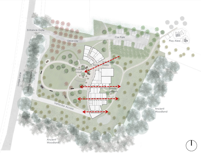 Dossier de presse | 5700-01 - Communiqué de presse | Digital Orchard - Atelier Architecture & Design - Architecture commerciale - Site Plan - interpenetration of building and landscape - Crédit photo : AA+D