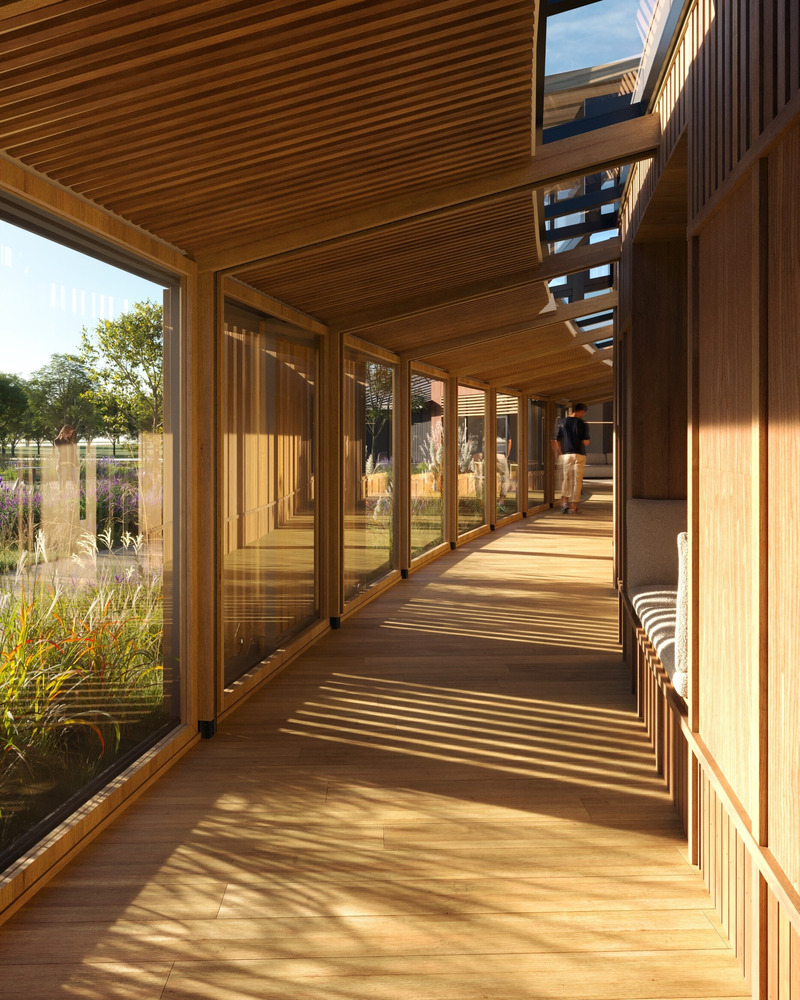 Dossier de presse | 5700-01 - Communiqué de presse | Digital Orchard - Atelier Architecture & Design - Architecture commerciale - The cloister - Crédit photo : AA+D