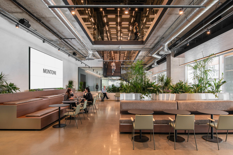 Press kit | 1303-21 - Press release | Maison MONTONI: Exemplifying the Office of Tomorrow at Espace Montmorency - Sid Lee Architecture & MONTONI - Commercial Architecture - Photo credit: David Boyer