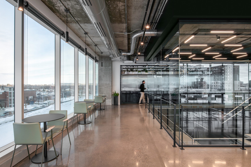 Press kit | 1303-21 - Press release | Maison MONTONI: Exemplifying the Office of Tomorrow at Espace Montmorency - Sid Lee Architecture & MONTONI - Commercial Architecture - Photo credit: David Boyer