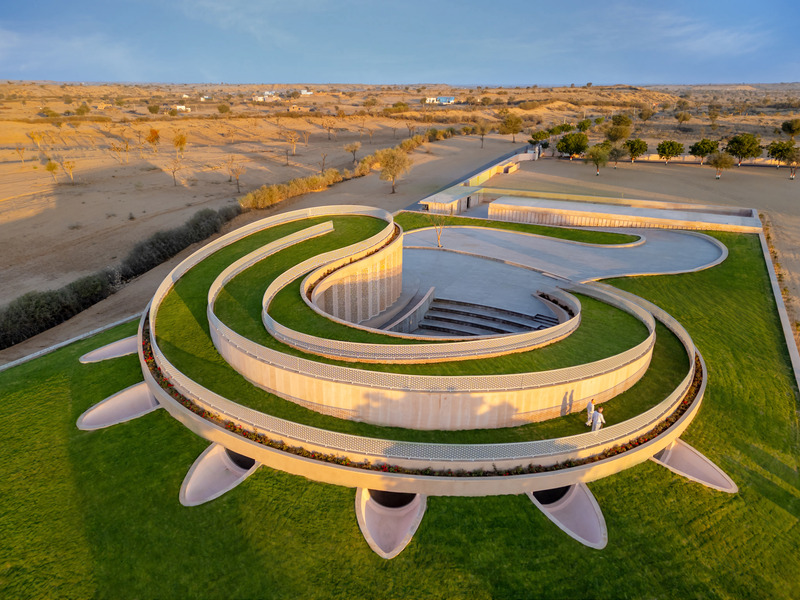 Dossier de presse | 1432-19 - Communiqué de presse | Centre communautaire du village de Nokha - SANJAY PURI ARCHITECTS - Architecture institutionnelle - Crédit photo : MR.VINAY PUNJWANI