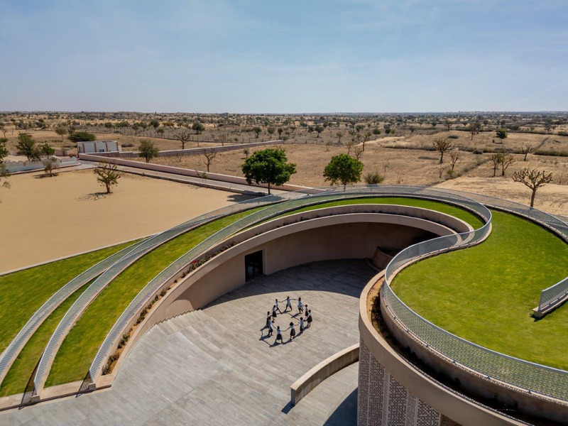Dossier de presse | 1432-19 - Communiqué de presse | Centre communautaire du village de Nokha - SANJAY PURI ARCHITECTS - Architecture institutionnelle - Crédit photo : MR.VINAY PUNJWANI